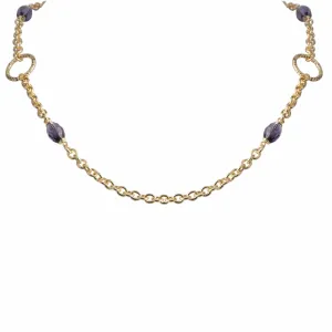 Tesoro Latina Rings Necklace