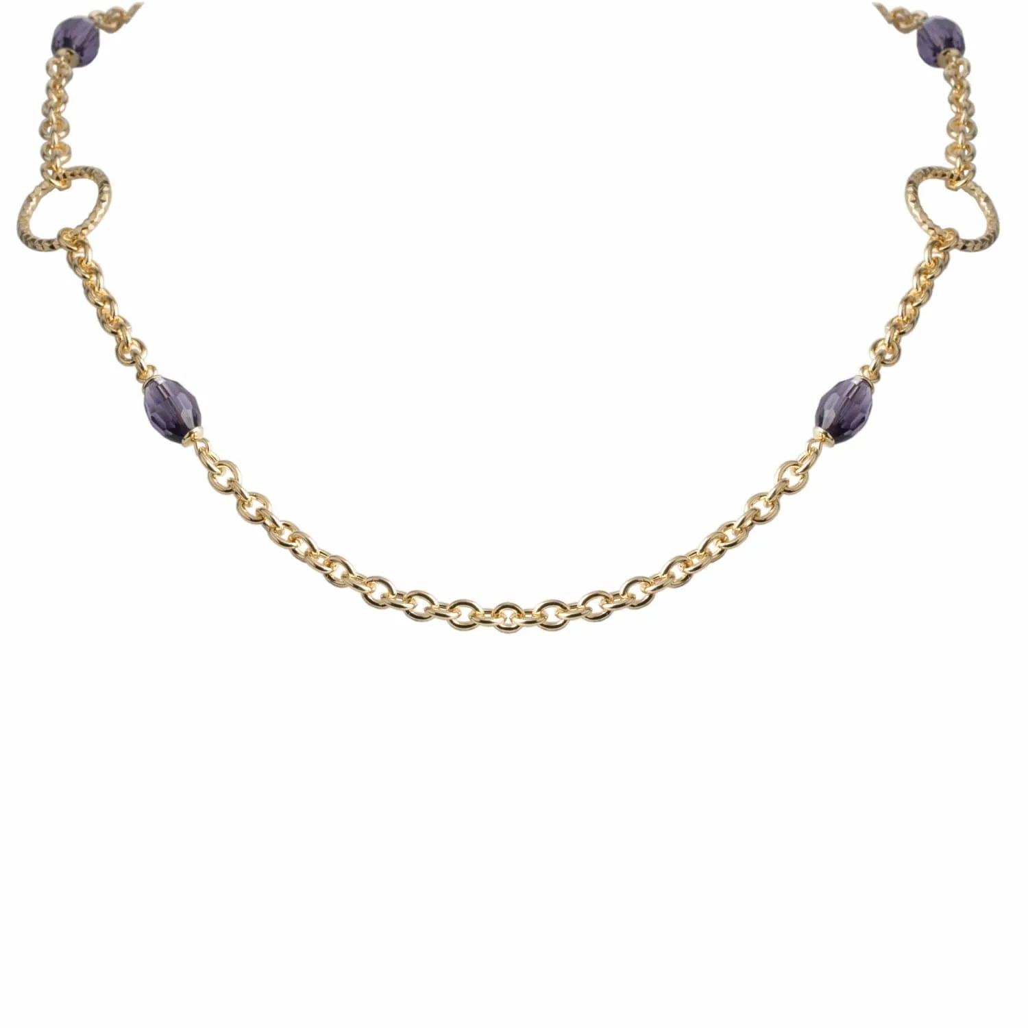 Tesoro Latina Rings Necklace