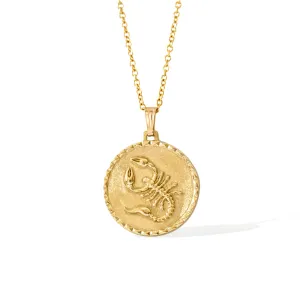 The Scorpio Necklace - Solid Gold