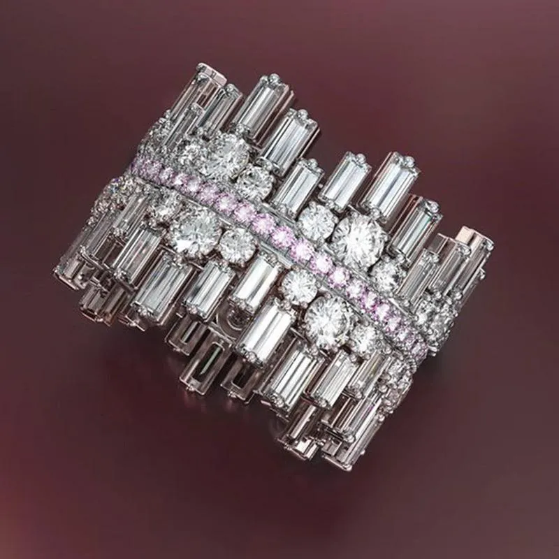 Timeless Luxurious Zircon Bejeweled Ring