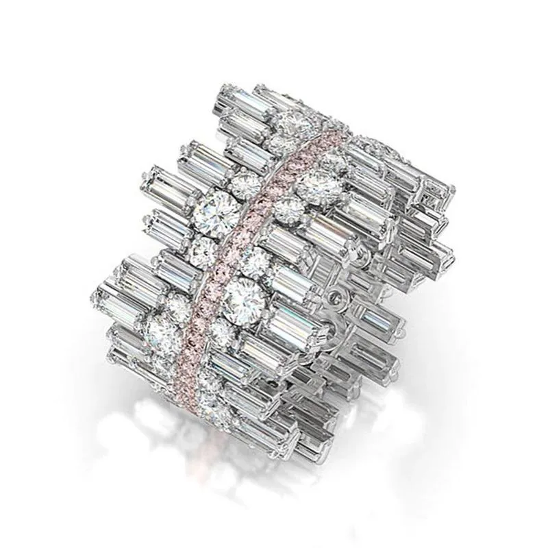 Timeless Luxurious Zircon Bejeweled Ring
