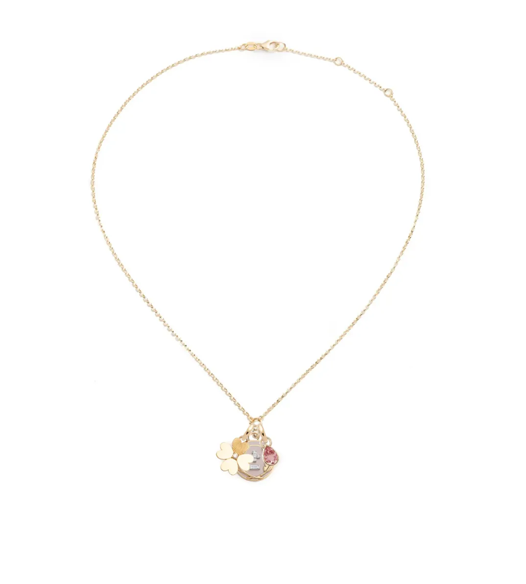 Vivacity, Four Heart Clover & Forever & Always a Pair : Pink Tourmaline Fine Belcher Story