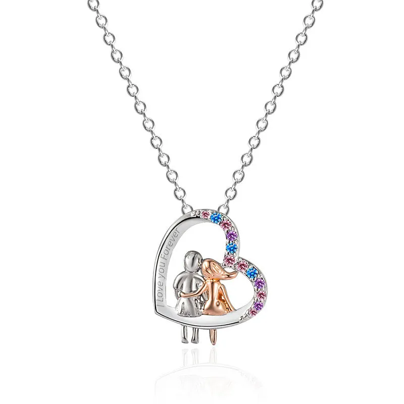 Wholesale Fashion Creative Love Exquisite Simple Necklace
